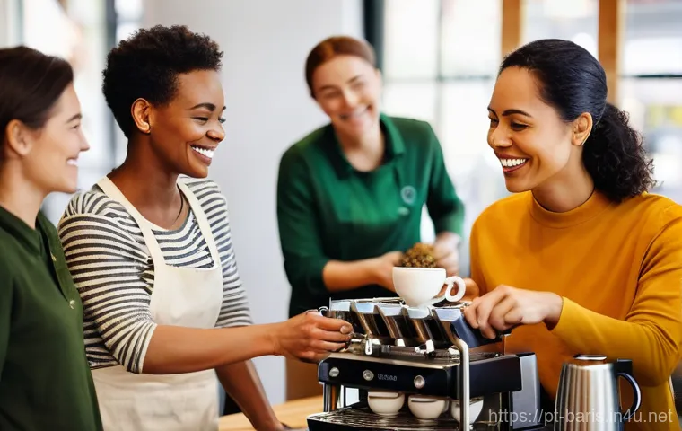 바리스타 이직 준비 가이드 - **Prompt:** A skilled male coffee roaster in his late 20s, wearing a denim apron and a thoughtful ex...